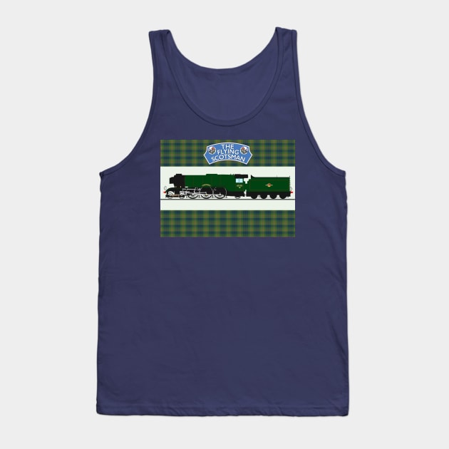 60103 Flying Scotsman British Railways Steam Locomotive Tank Top by ontherails